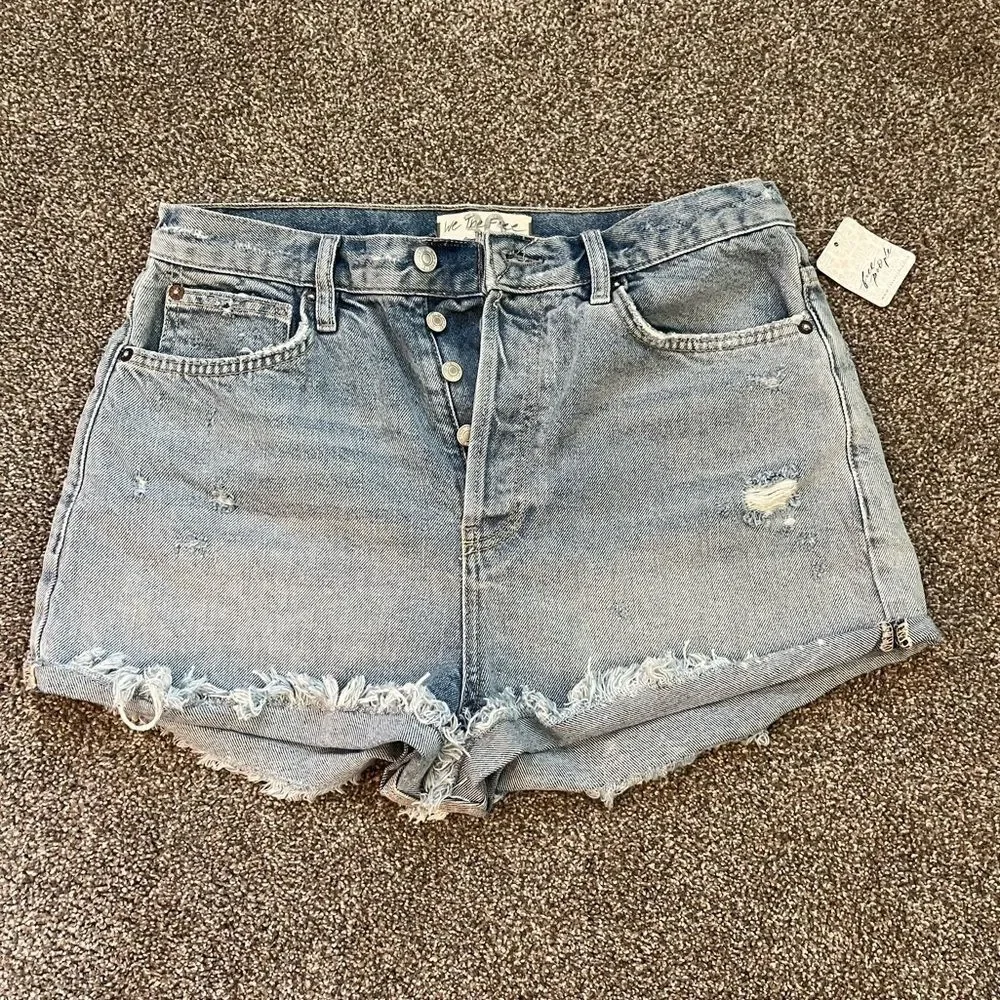 Free People Fox Trott‎ Denim Shorts
